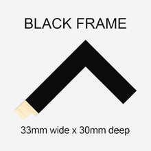 Load image into Gallery viewer, Extra Large Multi Photo Picture Frame Holds 16 5"x5" photos and 1 16" x 16" photo in a Black Frame - Multi Photo Frames