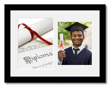 Load image into Gallery viewer, Graduation Photo Frame in Black - Multi Photo Frames