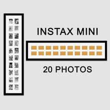Load image into Gallery viewer, Instax Multi Frame for 20 Instax Mini Photos - Black Frame - Multi Photo Frames