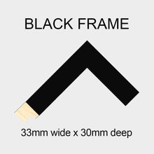 Load image into Gallery viewer, Large Multi Aperture Photo Frame Holds 9 Photos | Black Frame - Multi Photo Frames