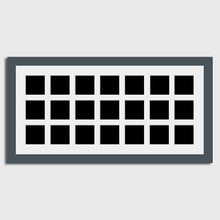 Load image into Gallery viewer, Large Multi Photo Collage Frame to Hold 21 Instagram Size 4"x4" Photos in a 40mm Grey Wooden Frame - Multi Photo Frames