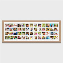 Load image into Gallery viewer, Large Multi Photo Frame Holds 52 4"x4" Instagram Size Photos in a 30mm Oak Veneer Frame - Multi Photo Frames
