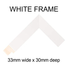 Load image into Gallery viewer, Multi Photo Family Picture Frame Holds 16 Instagram 4x4 Photos in 33mm White Wood Frame - Multi Photo Frames