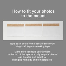 Load image into Gallery viewer, Multi Photo Picture Frame to Hold 3 10x8 Photos in a Black Frame - Multi Photo Frames