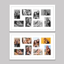 Load image into Gallery viewer, Multi Photo Frame to Hold 8 - 6"x4" photos in a White Frame - Multi Photo Frames
