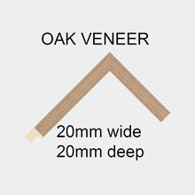 Load image into Gallery viewer, 7 Aperture Photo Frame | Hold 7 6" x 4" Photos | Oak Veneer Frame - Multi Photo Frames
