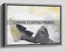 Load image into Gallery viewer, Canvas Floater Frames | Floating Frames for Canvas Pictures | 22mm Deep in Light Grey - Multi Photo Frames
