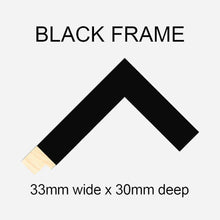 Load image into Gallery viewer, Extra Large Multi Photo Picture Frame Holds 16 5"x5" and 4 8"x8" photos in a Black Frame - Multi Photo Frames
