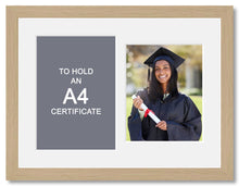 Load image into Gallery viewer, Graduation Photo Frame in Oak Veneer - Multi Photo Frames
