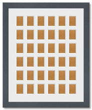 Load image into Gallery viewer, Instax Frame for 36 Mini Instax Photos - Grey Frame - Multi Photo Frames
