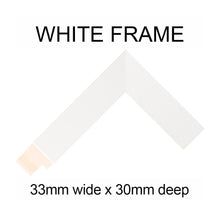 Load image into Gallery viewer, Instax Frame for 52 Instax Square Photos in a White Wood Frame - Multi Photo Frames
