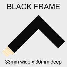 Load image into Gallery viewer, Large Multi Photo Frame to Hold 30 - 5" x 5" Photos in a 33mm Black Frame - Multi Photo Frames
