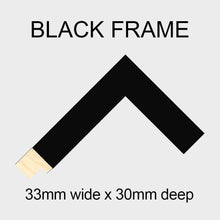 Load image into Gallery viewer, Multi Photo Family Frame Holds 16 Instagram Size Photos in a 33mm Black Frame - Multi Photo Frames
