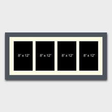 Load image into Gallery viewer, Multi Photo Frame to Hold 4 8"x12" Photos in a 40mm Dark Grey Frame - Multi Photo Frames

