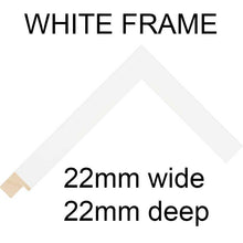Load image into Gallery viewer, Multi Photo Picture Frame Holds 4 - 4"x6" Photos in a White Wood Frame - Multi Photo Frames
