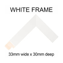 Load image into Gallery viewer, Multi Photo Picture Frame Holds 9 8"x6" Photos in a 33mm White Frame - Multi Photo Frames
