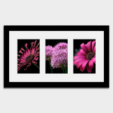 Load image into Gallery viewer, Multi Photo Picture Frame to hold 3 4" x 6" Photos in a Black Frame - Multi Photo Frames
