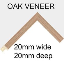 Load image into Gallery viewer, Multi Photo Picture Frame to hold 3 5"x7" Photos in a Oak Veneer Frame - Multi Photo Frames
