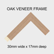 Load image into Gallery viewer, Photo Collage Frames - Set of 3 Multi Photo Frames in Oak Veneer - Multi Photo Frames
